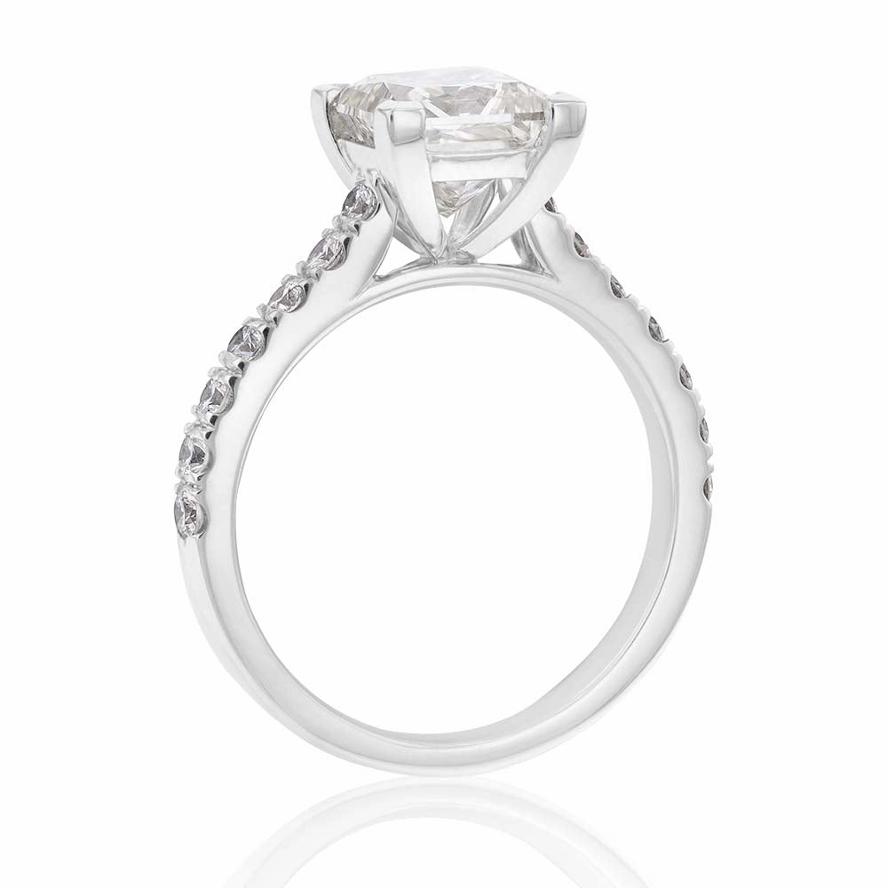 18ct White Gold 3 Carat Diamond Ring