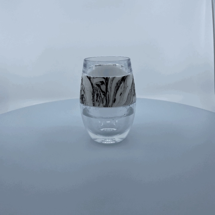 8.5 oz Insulated Freezer Gel Wine Cup - 6 Pieces Per Retail Ready Display 23060