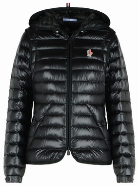 'Karura' Black Polyamide Jacket