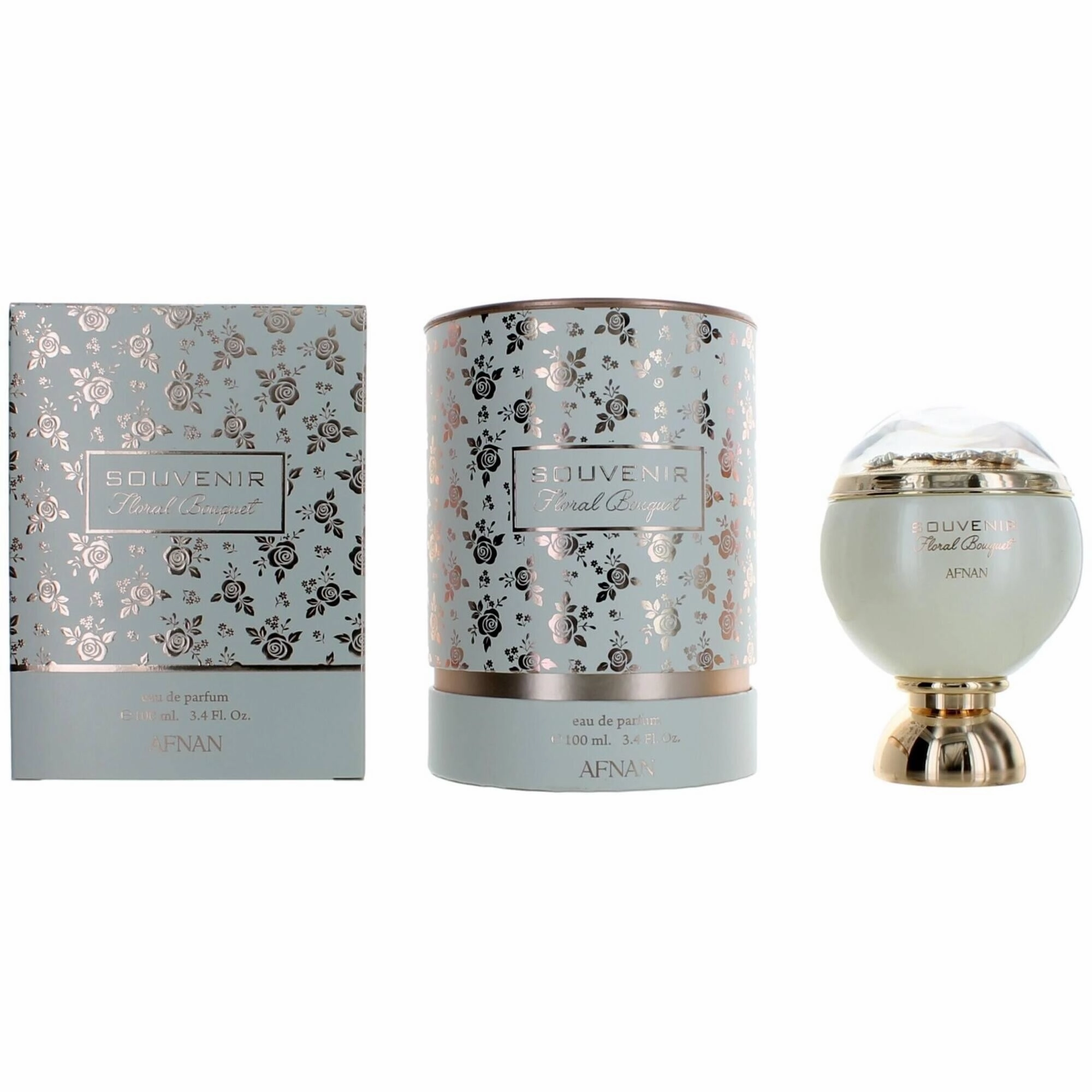 Afnan Women's Eau De Parfum Spray - Enchanting Souvenir Floral Bouquet, 3.4 oz