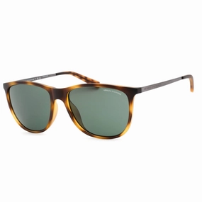Armani Exchange Men's Sunglasses - Matte Havana Square Shape Frame | AX4047SF 802971