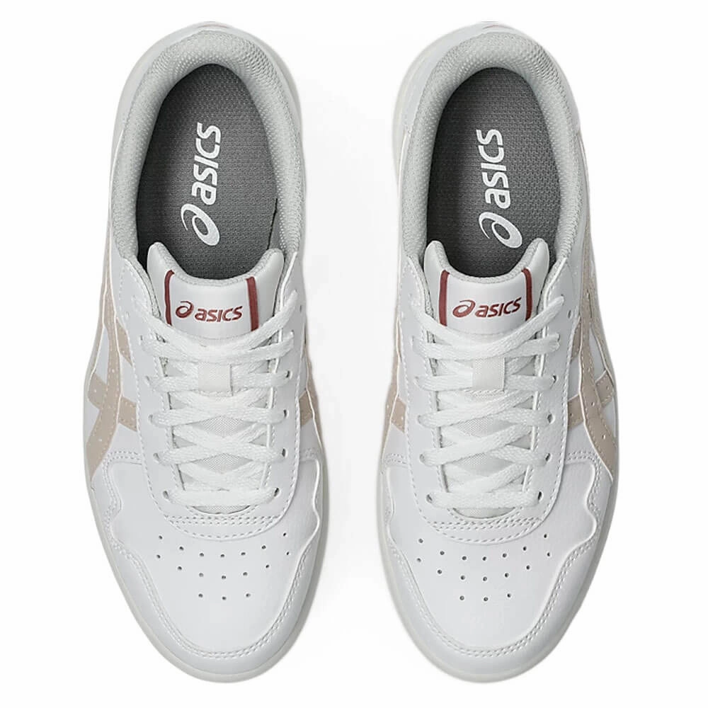 ASICS Japan S Spikeless Golf Shoes White/Mineral Beige - 25 Women