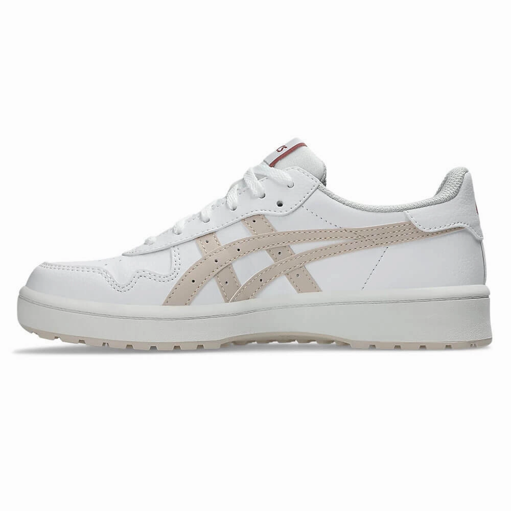 ASICS Japan S Spikeless Golf Shoes White/Mineral Beige - 25 Women