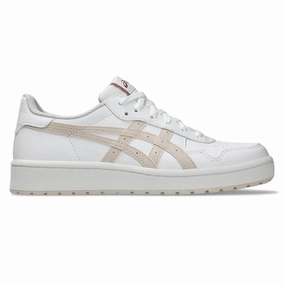 ASICS Japan S Spikeless Golf Shoes White/Mineral Beige - 25 Women
