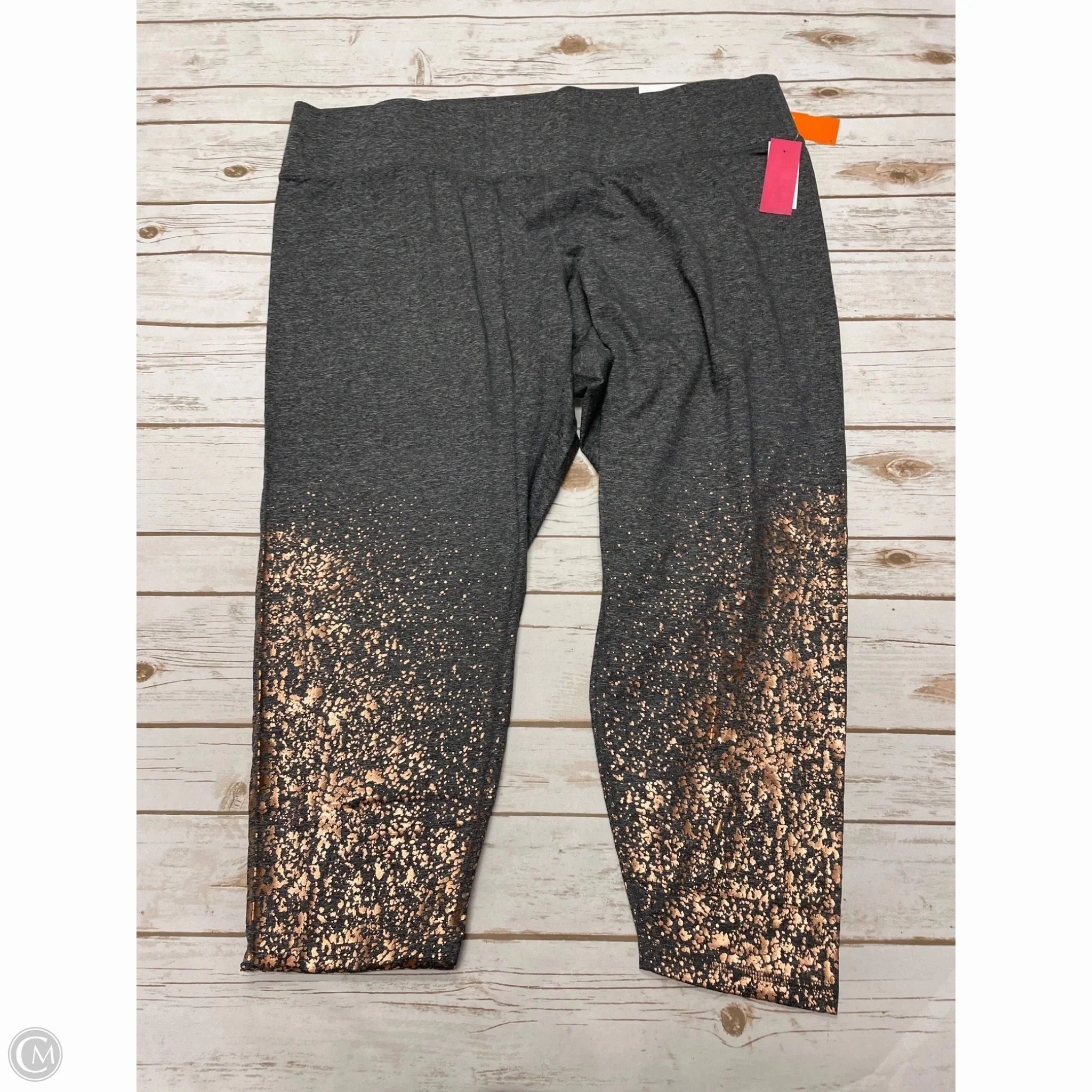 Athletic Capris By Livi Active In Grey. Size: 4x