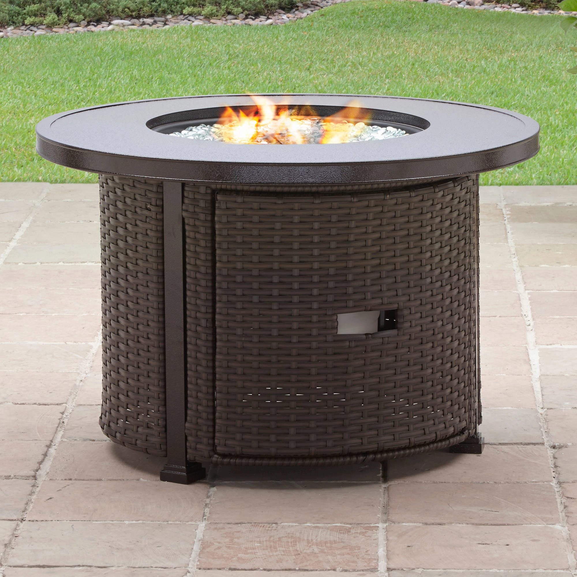 Better Homes & Gardens BH4609219906 37" Round 50000 BTU Propane Bronze Finish Aluminum Fire Pit