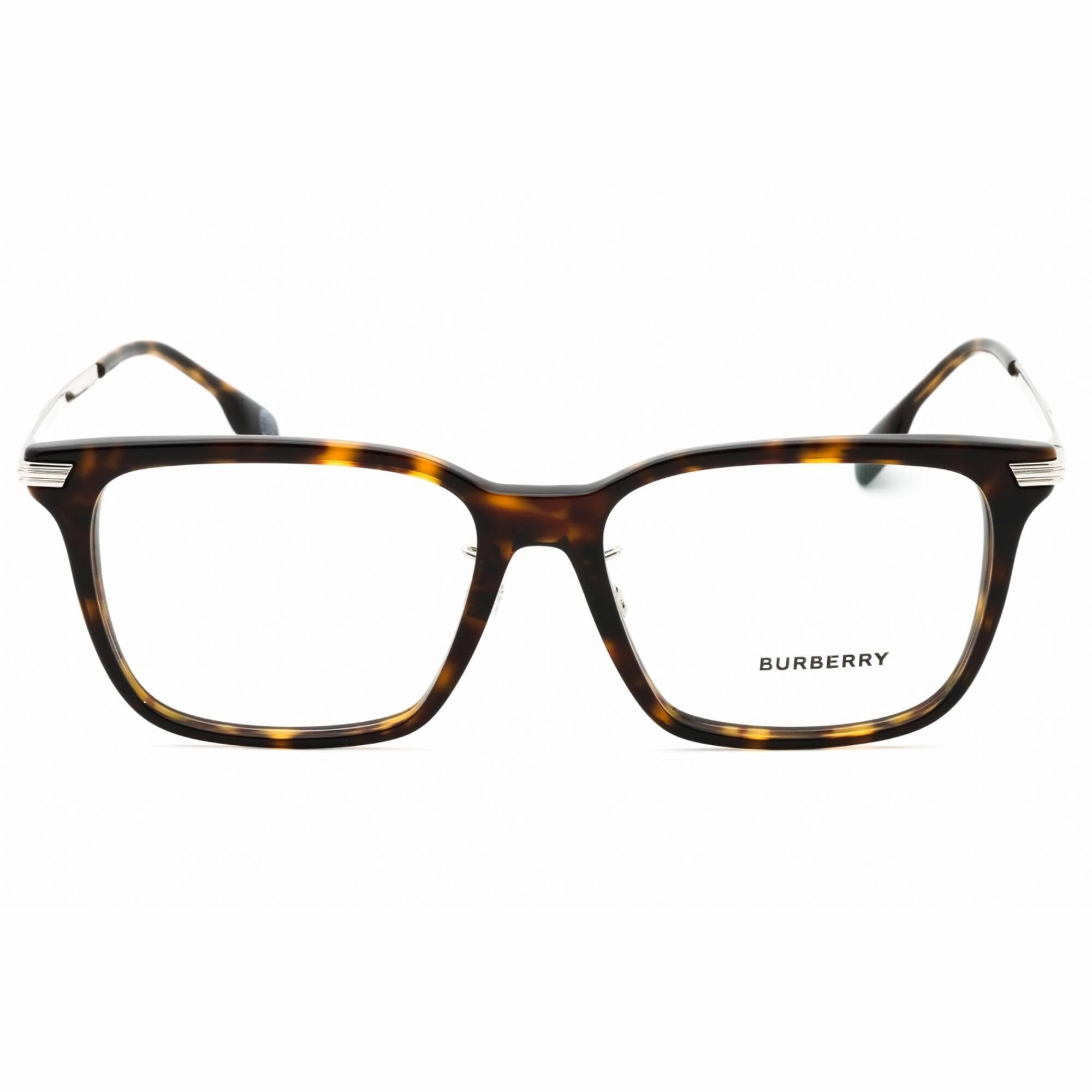 Burberry Men's Eyeglasses - Dark Havana Plastic Full Rim Square Frame | 0BE2378F 3002