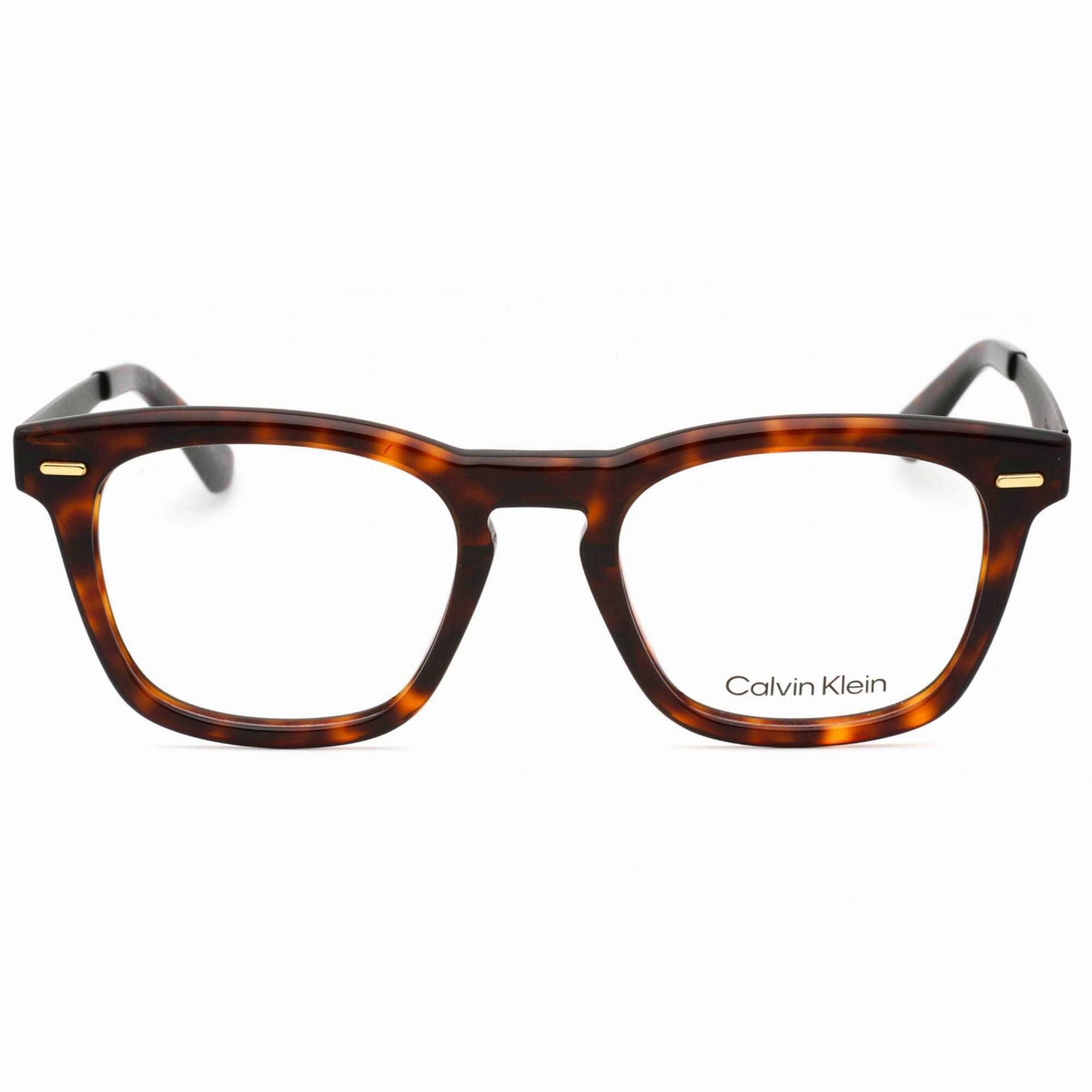 Calvin Klein Men's Eyeglasses - Brown Havana Plastic Cat Eye Full Rim | CK21517 220