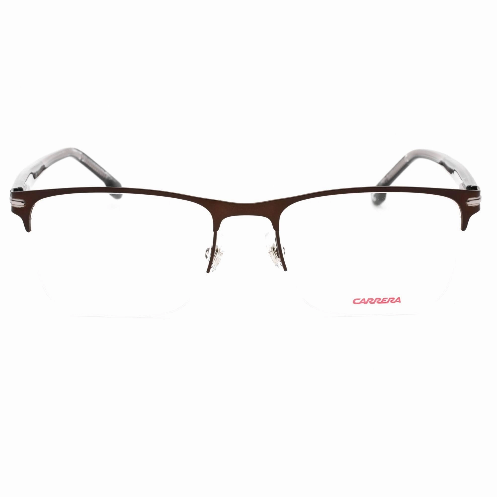 Carrera Men's Eyeglasses - Matte Brown Metal Rectangular Frame | CARRERA 291 0YZ4 00