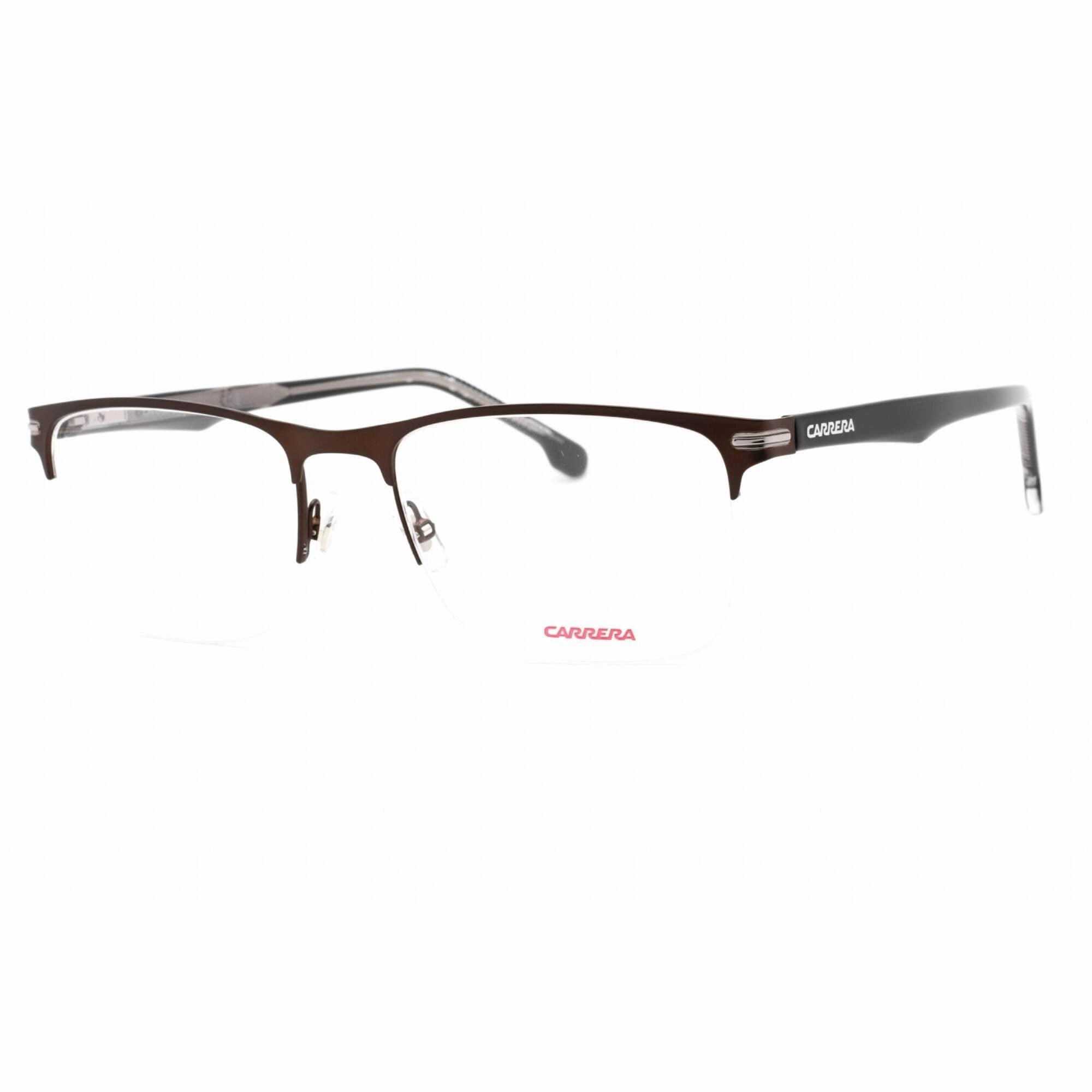 Carrera Men's Eyeglasses - Matte Brown Metal Rectangular Frame | CARRERA 291 0YZ4 00