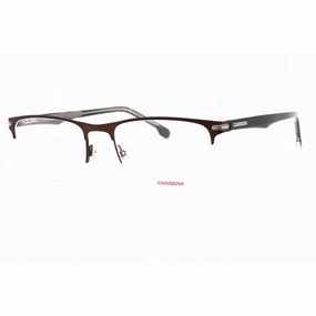 Carrera Men's Eyeglasses - Matte Brown Metal Rectangular Frame | CARRERA 291 0YZ4 00