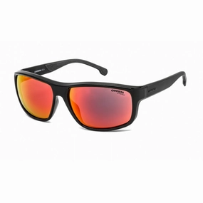 Carrera Men's Sunglasses - Black Red Plastic Rectangular Shape Frame | 8038/S 0OIT UZ