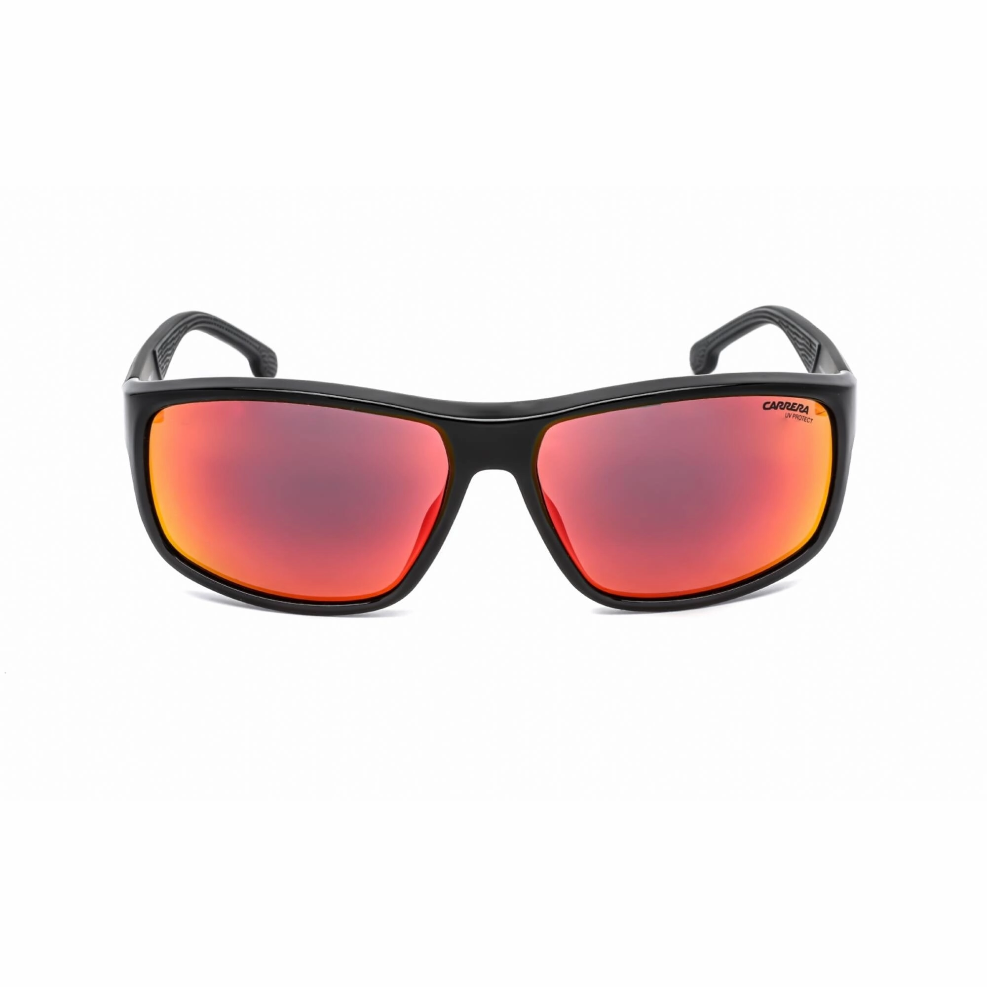 Carrera Men's Sunglasses - Black Red Plastic Rectangular Shape Frame | 8038/S 0OIT UZ