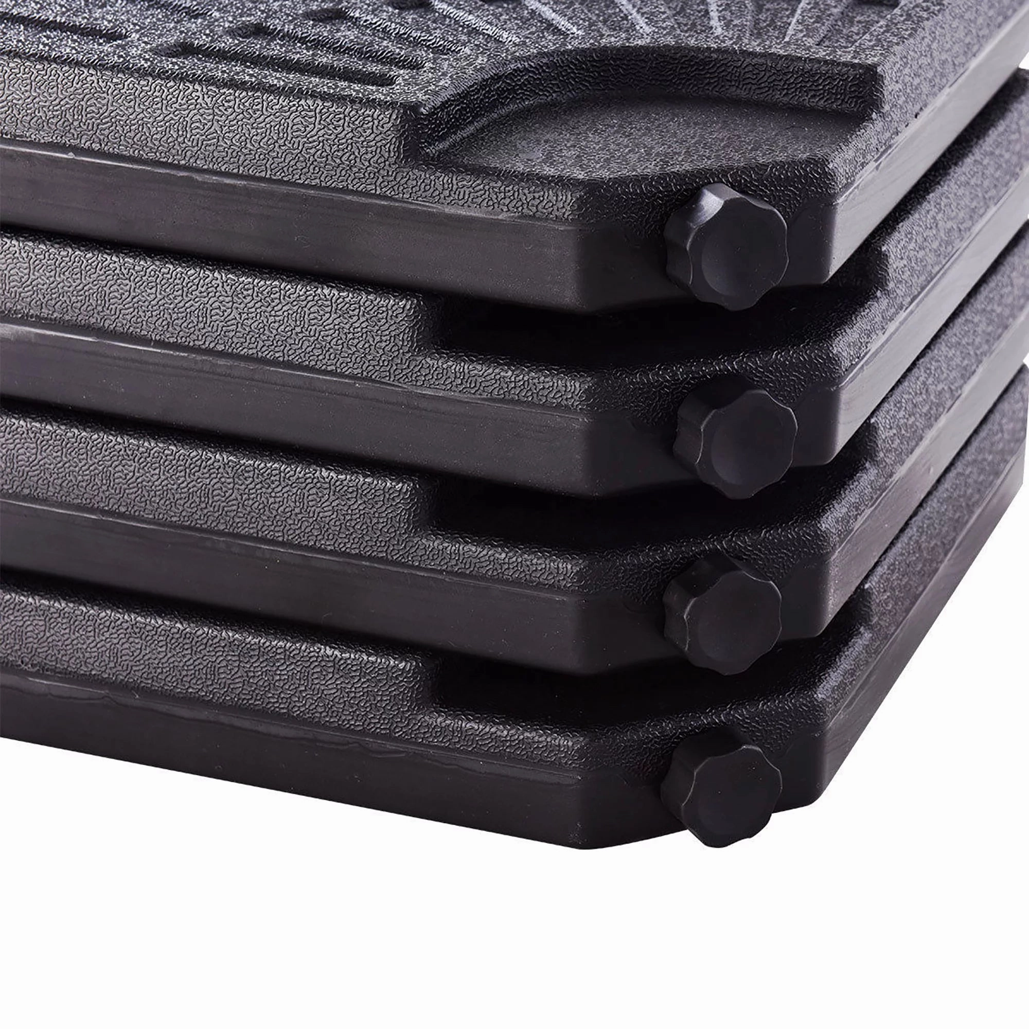 Costway OP3507new Goplus 4 Plate Patio Offset Umbrella Base Stand Weights Sand/Water Filled Base