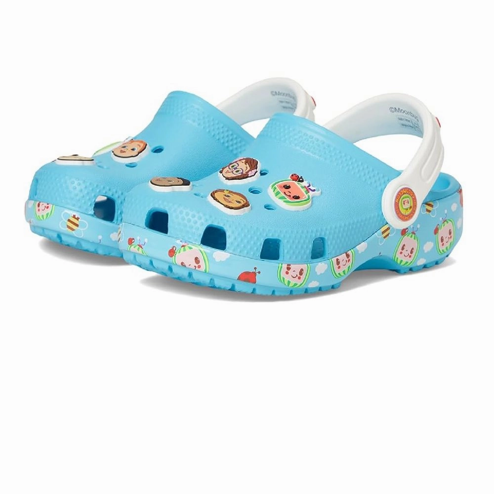 Crocs Toddler Fun Lab CoComelon Classic Clog Size: 9 T, Electric Blue