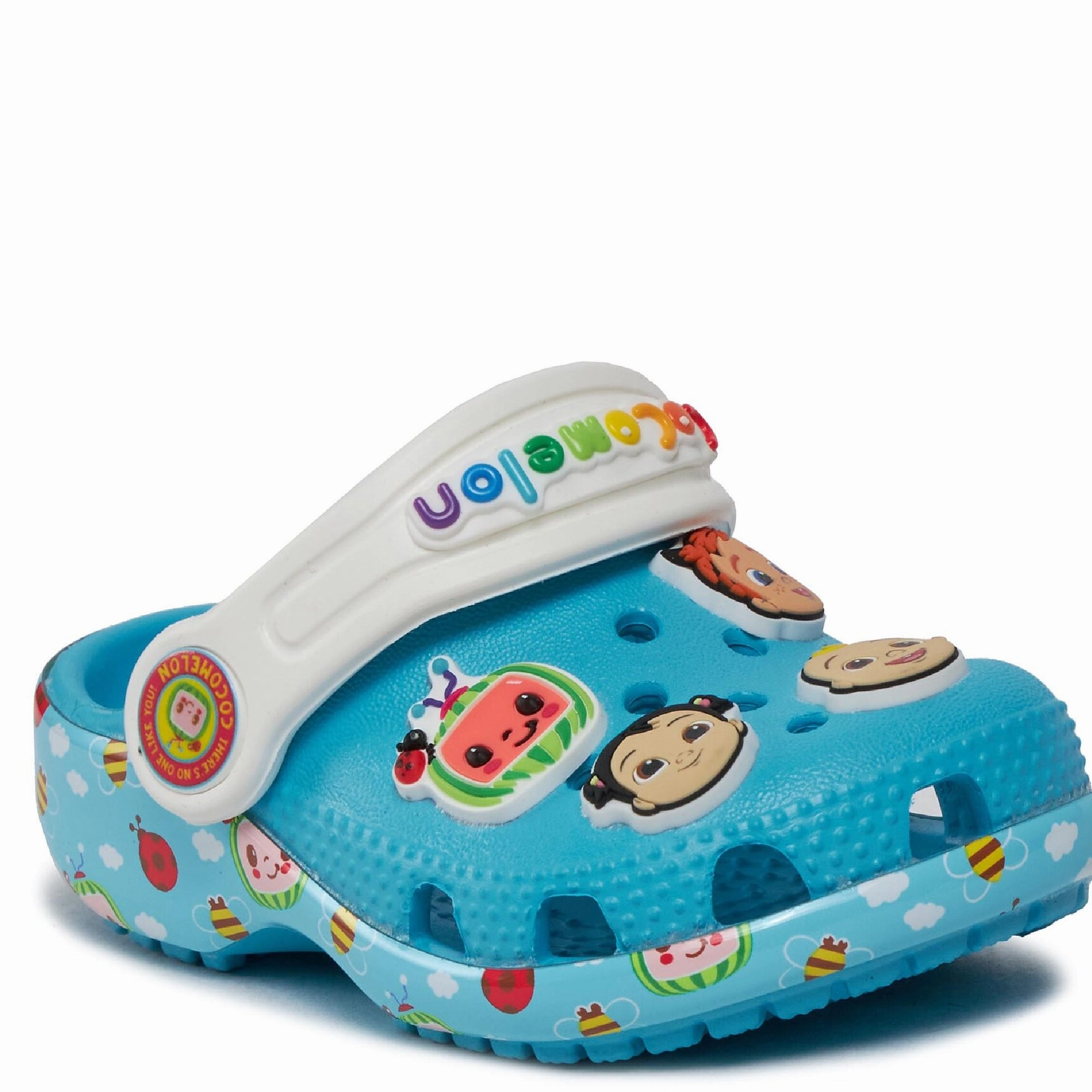 Crocs Toddler Fun Lab CoComelon Classic Clog Size: 9 T, Electric Blue