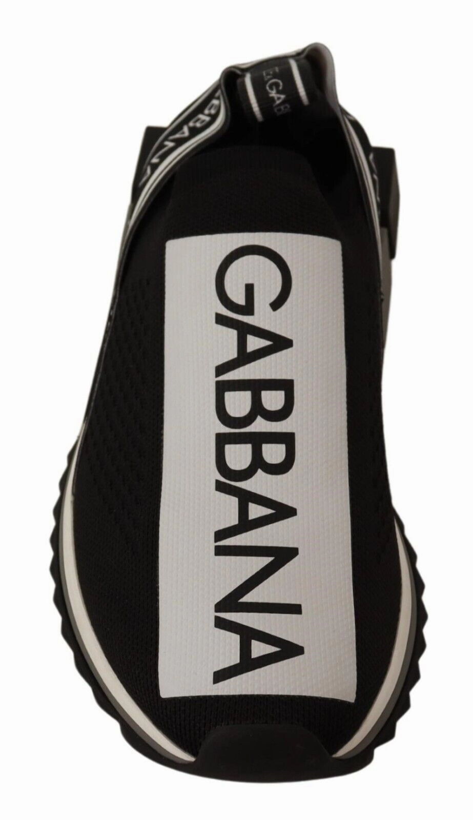 Dolce & Gabbana Chic Monochrome Sorrento Slip-On Men's Sneakers (Pre-Owned)