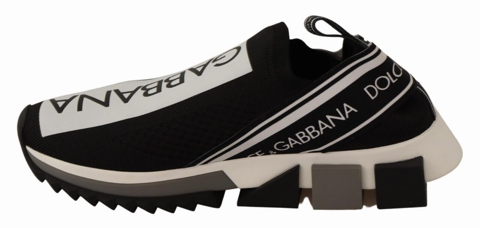 Dolce & Gabbana Chic Monochrome Sorrento Slip-On Men's Sneakers (Pre-Owned)