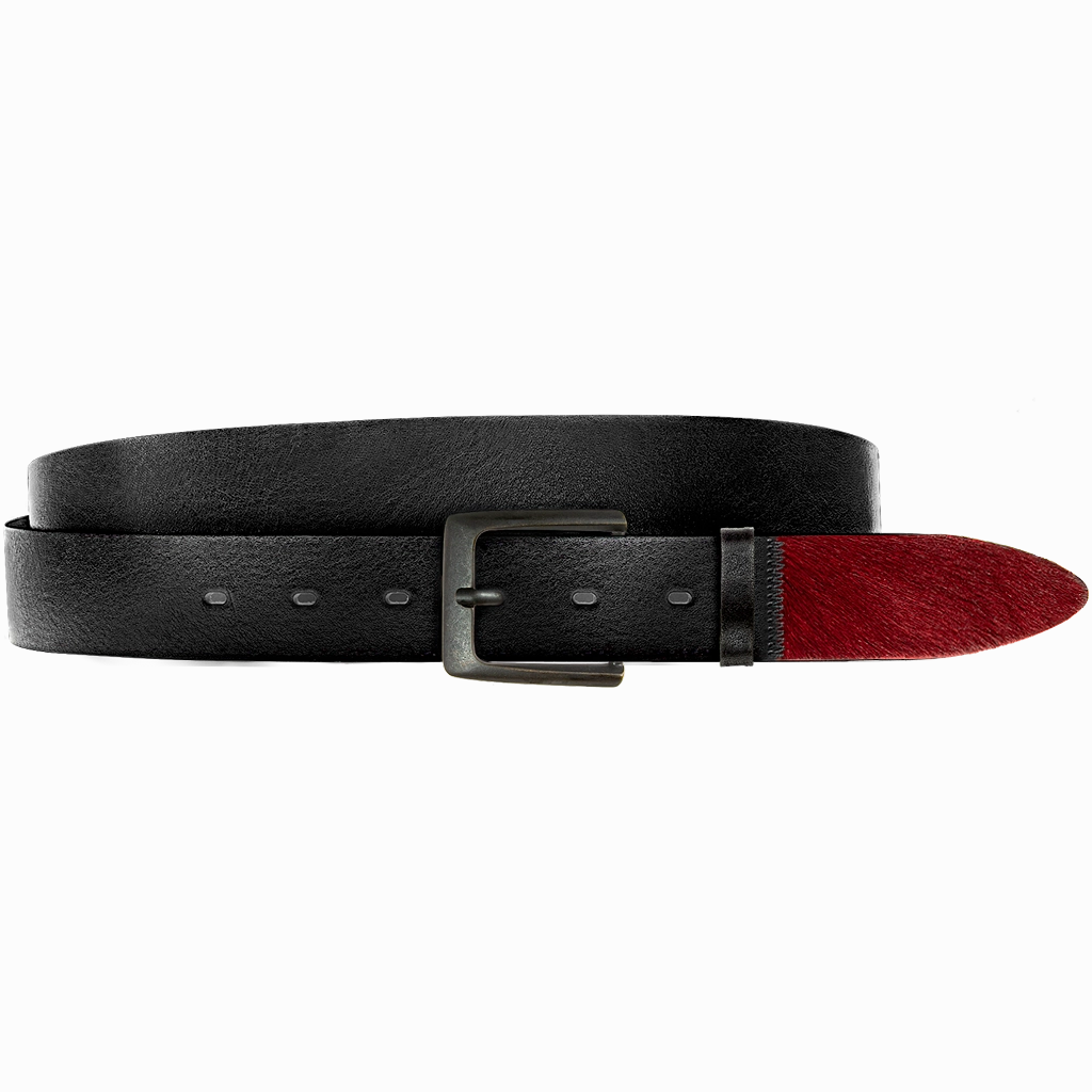 East Meets West Men Black & Burgundy