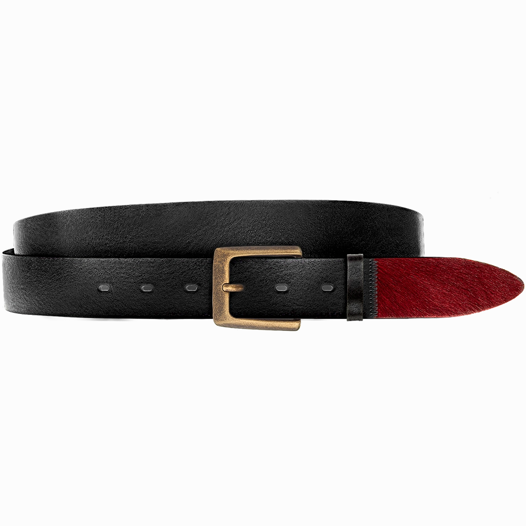 East Meets West Men Black & Burgundy