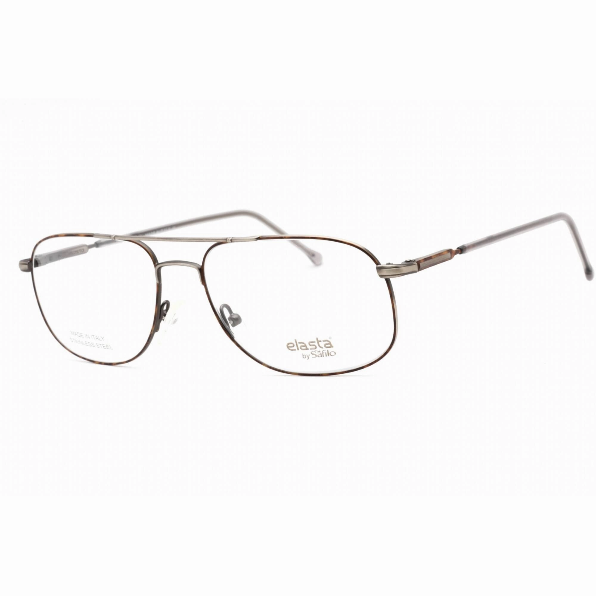 Elasta Men's Eyeglasses - Antique Matte Metal Full Rim  Frame | 7020 0LV8 00