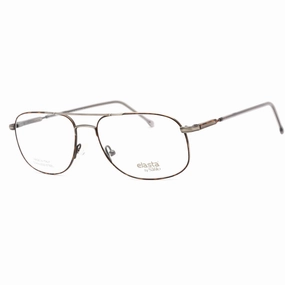 Elasta Men's Eyeglasses - Antique Matte Metal Full Rim  Frame | 7020 0LV8 00
