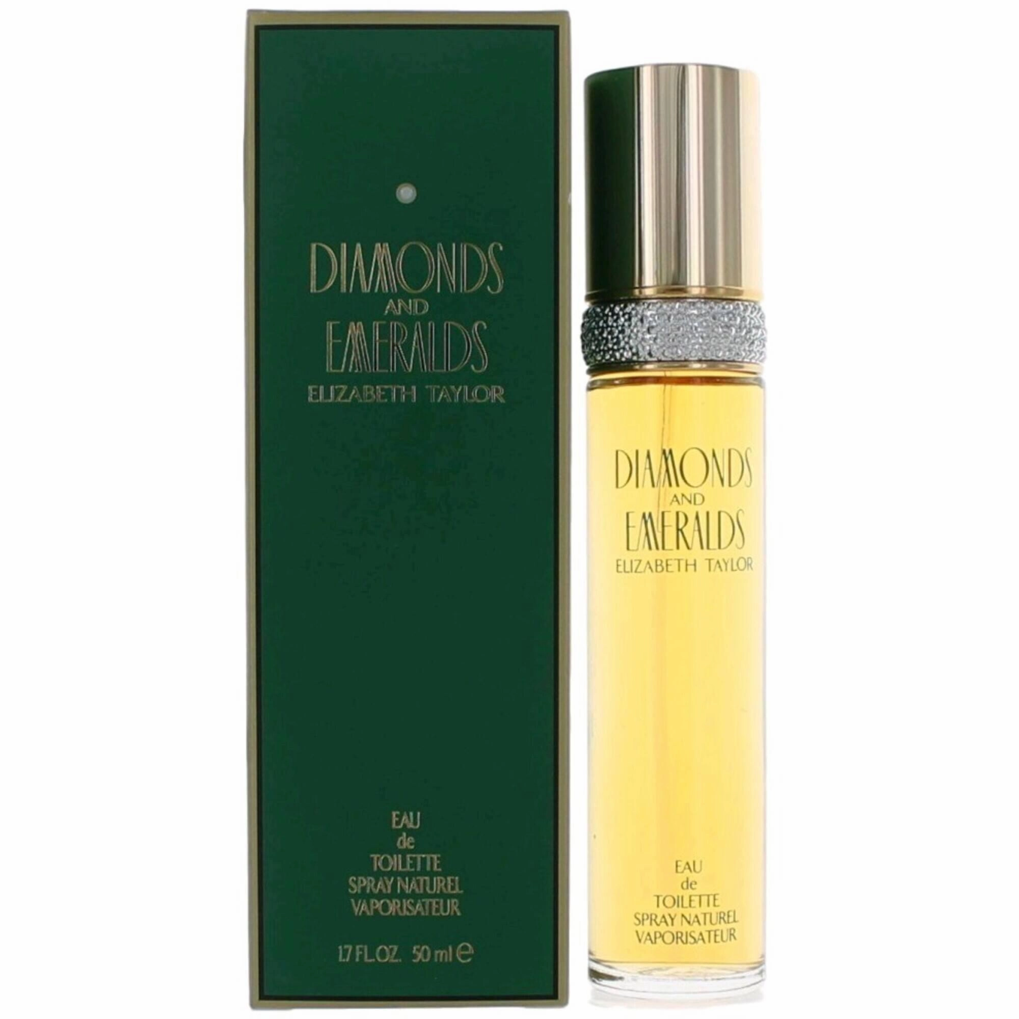 Elizabeth Taylor Women's Eau De Toilette Spray - Diamonds & Emeralds Warmth, 1.7oz