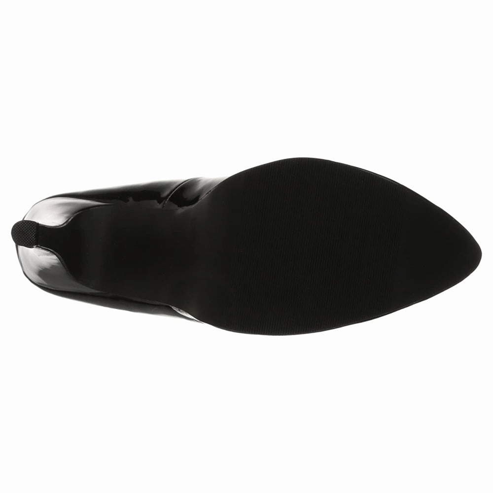 Ellie Shoes Prince 6.5" Stiletto Patent Platform Pumps - Black