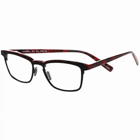 Eyebobs Men's Reading Glasses - Black Red Marble Plastic Frame,  3.50 | EYEBOBS 3158 0