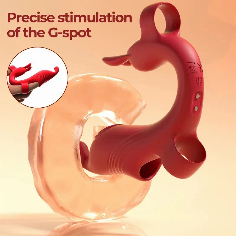 Female Rabbit Finger Vibrator – Nipple, Clitoris & G-Spot Stimulator for Couples