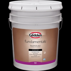 Glidden PPG1094-1 Irresistible Satin Interior Latex Paint 5 Gallons Tintable Base Low VOC