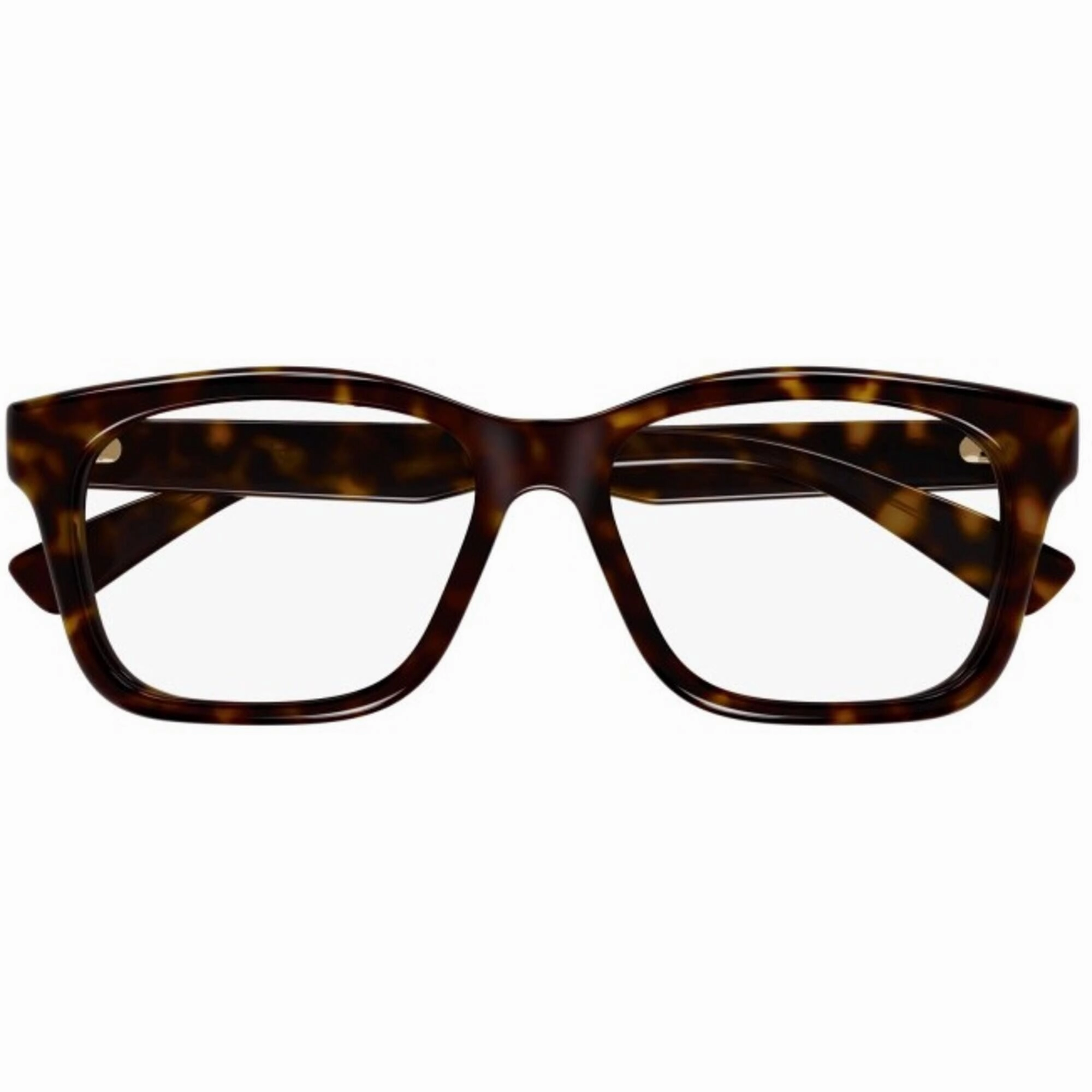 Gucci Men's Eyeglasses - Havana Acetate Rectangular Frame Demo Lens | GG1177OA 002