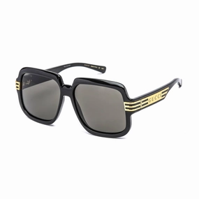 Gucci Men's Sunglasses - Black Plastic Square Full Rim Frame Grey Lens | GG0979S 001