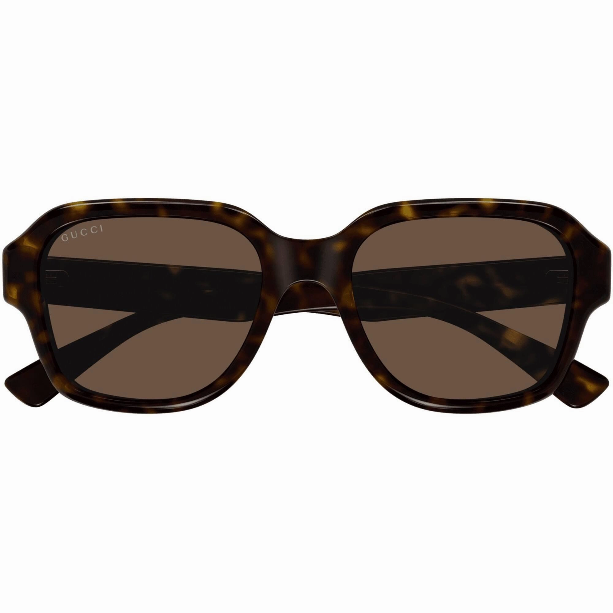 Gucci Men's Sunglasses - Havana Acetate Full Rim Unique Frame Brown Lens | GG1174S 002