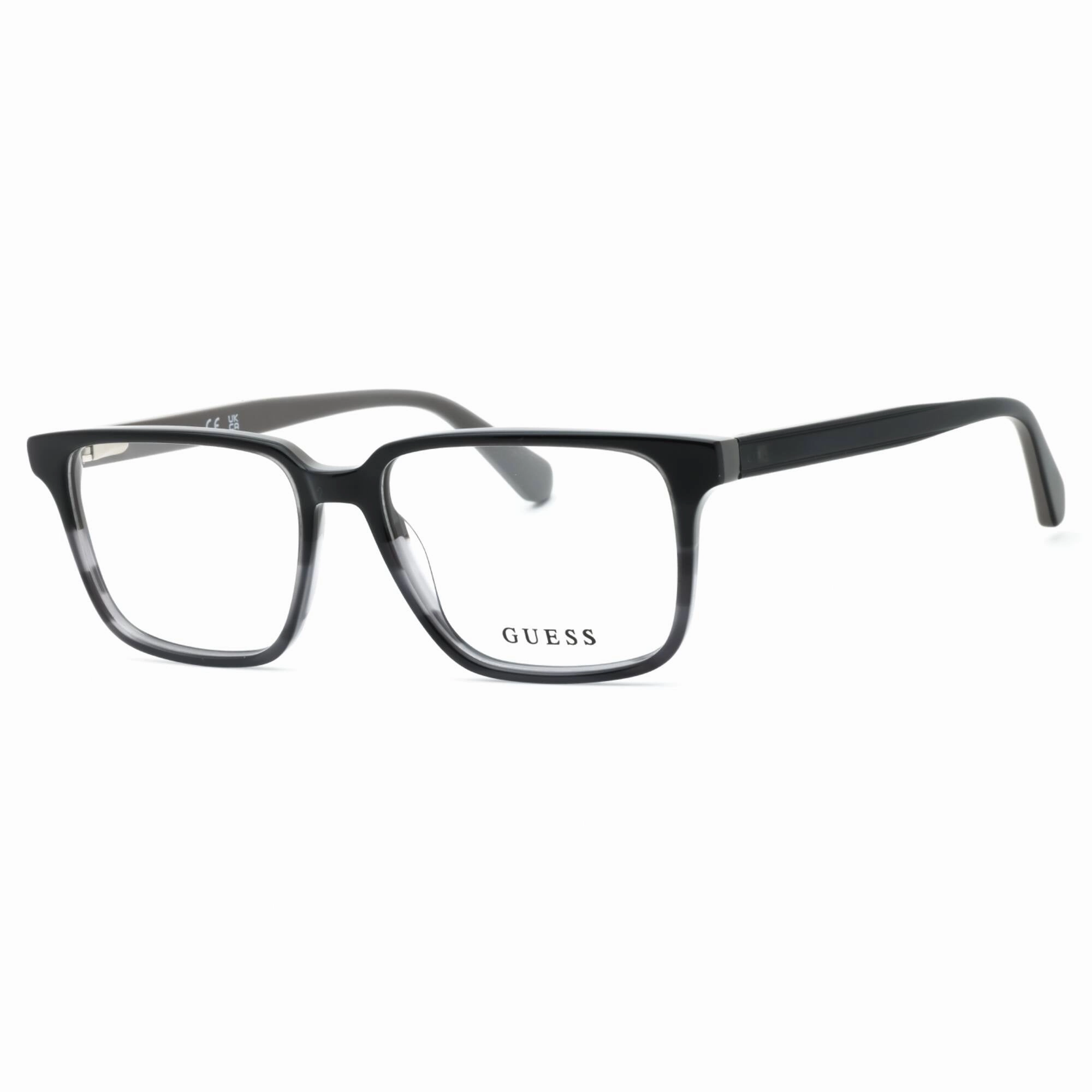 Guess Men's Eyeglasses - Grey/Other Acetate Square Shape Full Rim Frame | GU50047 020