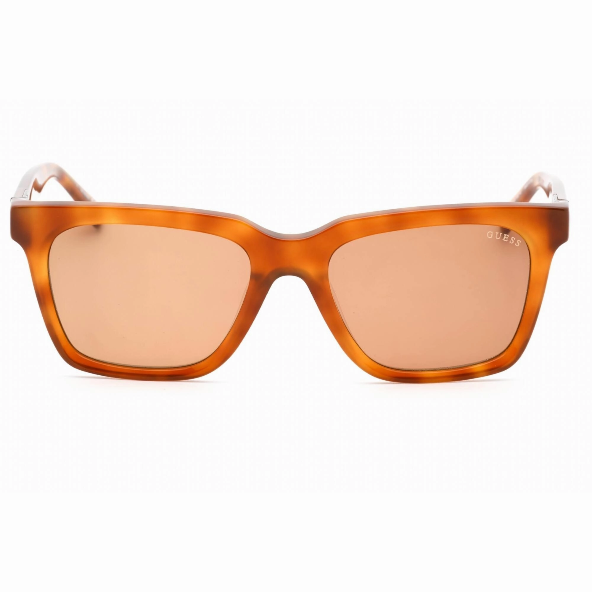 Guess Men's Sunglasses - Brown Lens Havana/Other Plastic Square Frame | GU00064 56E