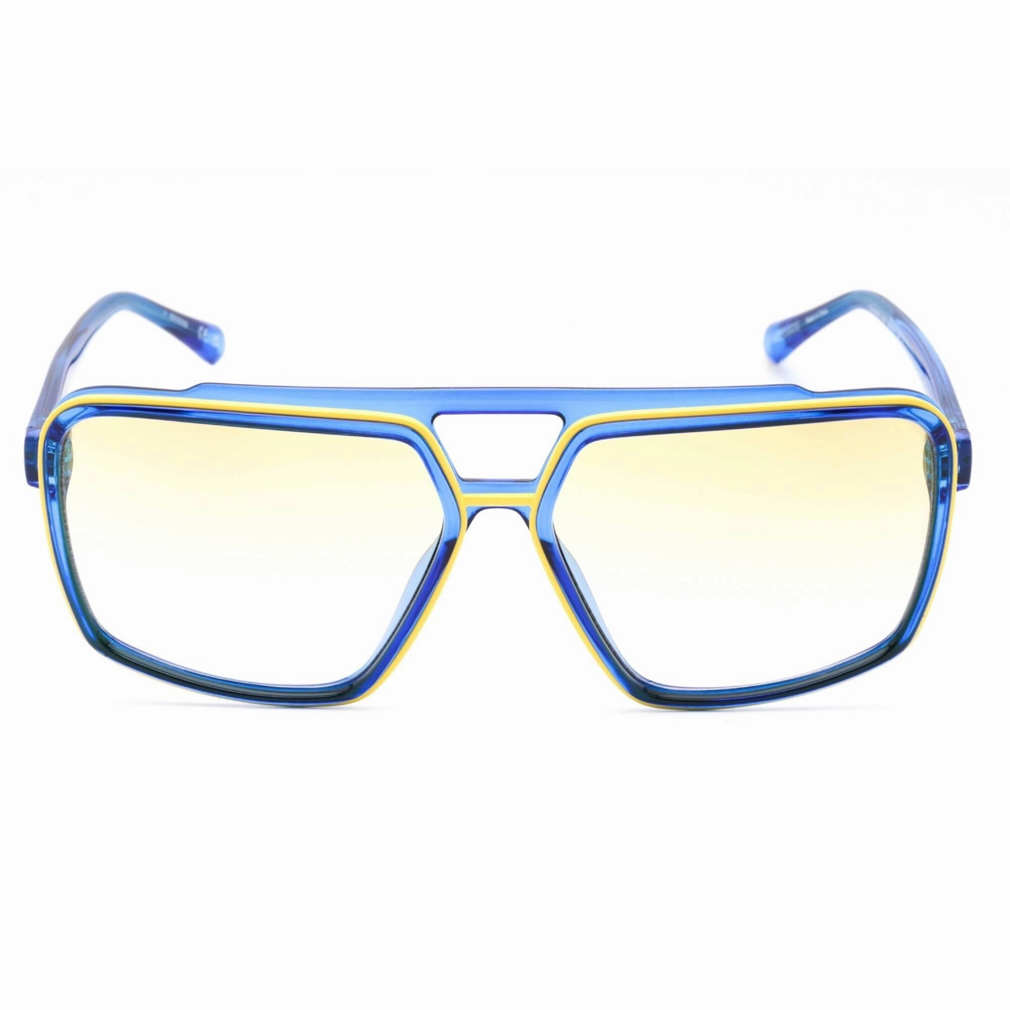 Guess Men's Sunglasses - Full Rim Blue/Other Plastic Rectangular Shape | GU00076 92F