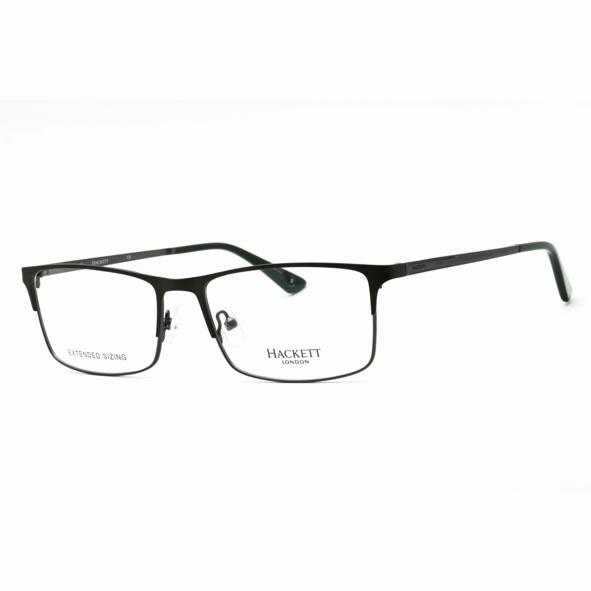 Hackett Men's Eyeglasses - Green Metal Full Rim Rectangular Frame | HEK1240-1 564