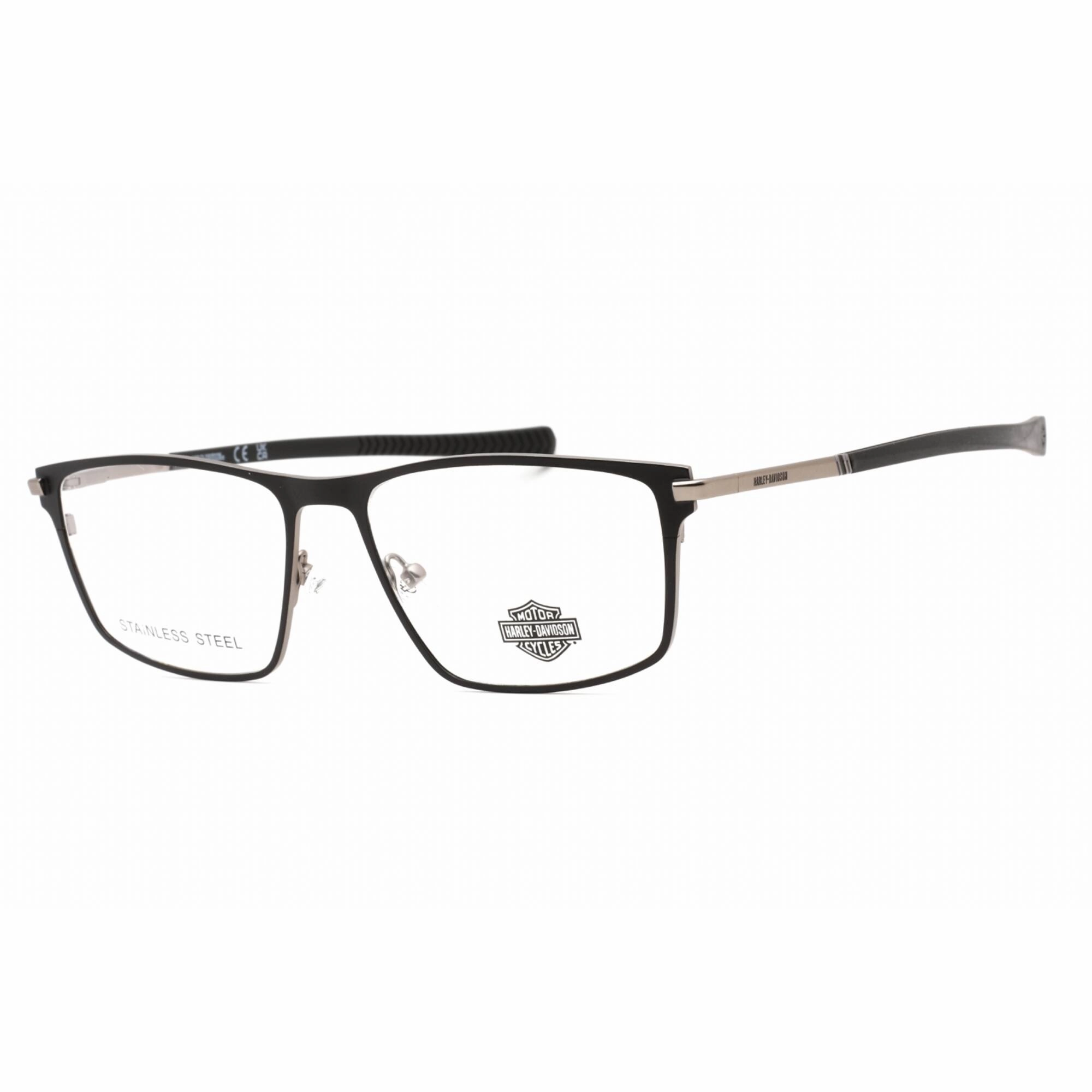 Harley Davidson Men's Eyeglasses - Black/Other Metal Rectangular Frame | HD0978 005