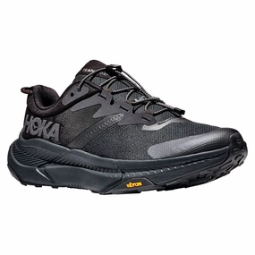 Hoka 1123153-BBLC Men's Transport Hiking Shoes, Black/Black, Size 9.5