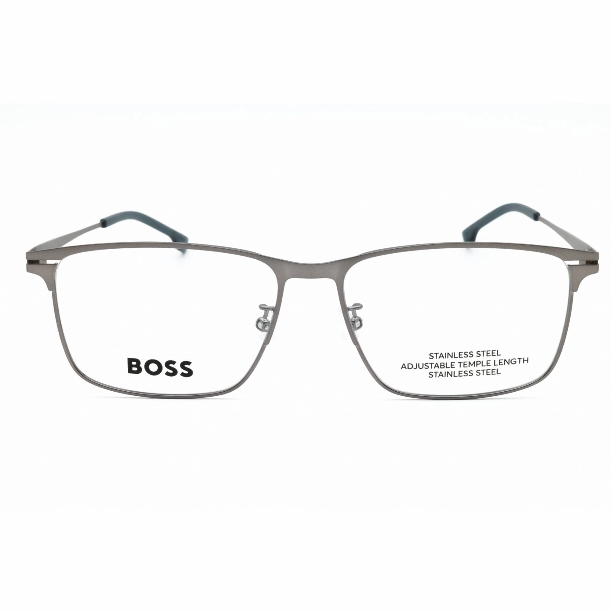 Hugo Boss Men's Eyeglasses - Matte Dark Ruthenium Metal Frame | BOSS 1467/F 0R80 00