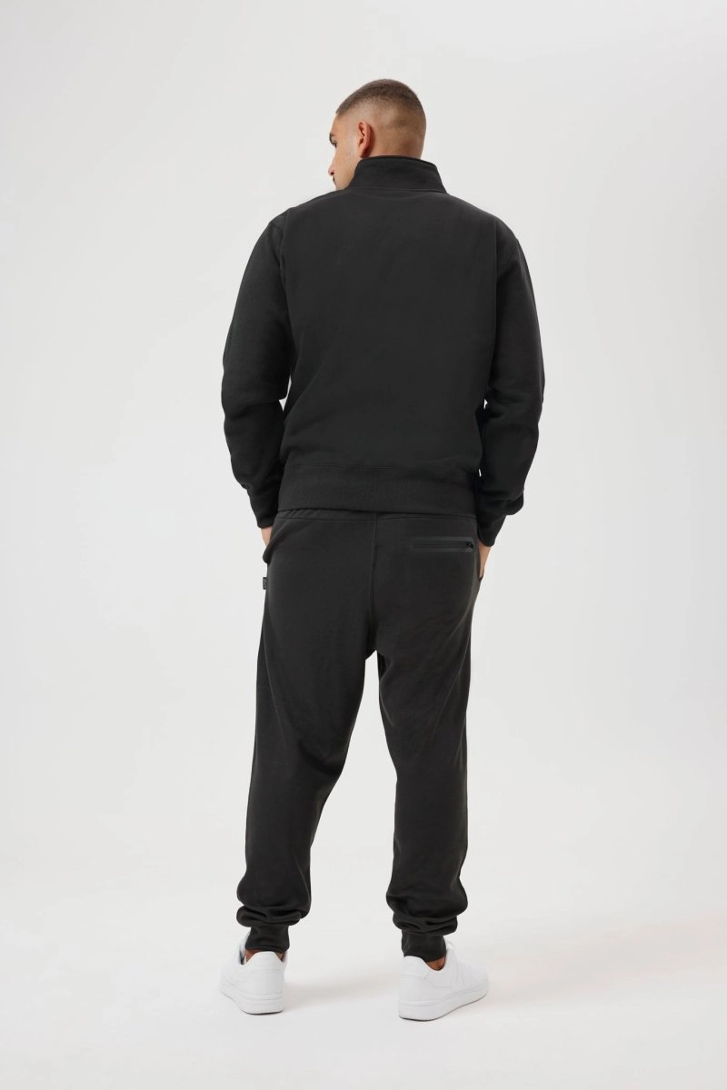 INSPORT MEN'S ALASKA QUARTER ZIP TOP BLACK