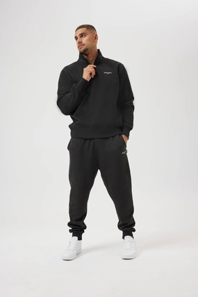 INSPORT MEN'S ALASKA QUARTER ZIP TOP BLACK