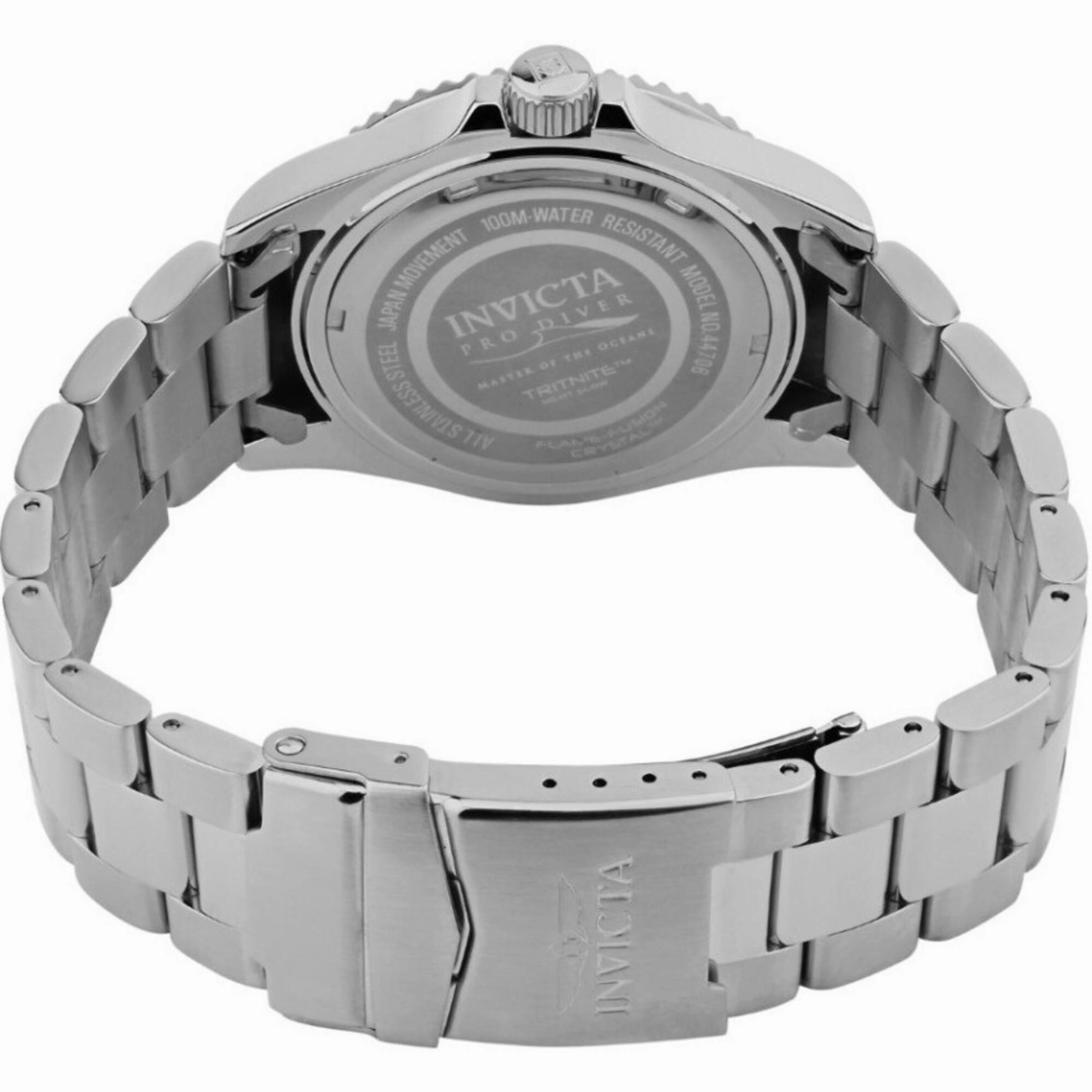Invicta Men's Quartz Watch - Pro Diver Red and Green Rotating Bezel Black Dial | 44706