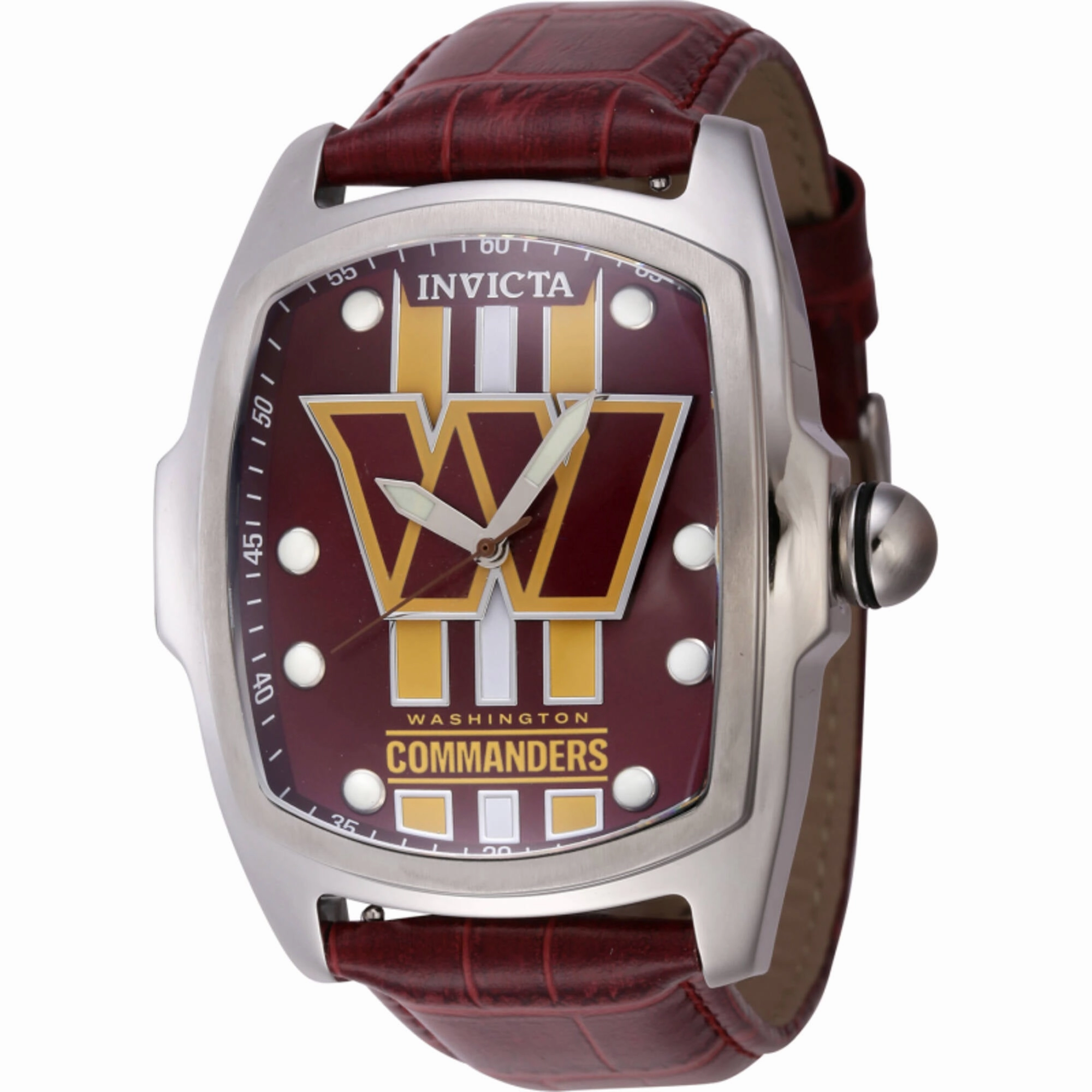 Invicta Men's Watch - NFL Washington Commanders Quartz Genuine Leather Strap | 45454