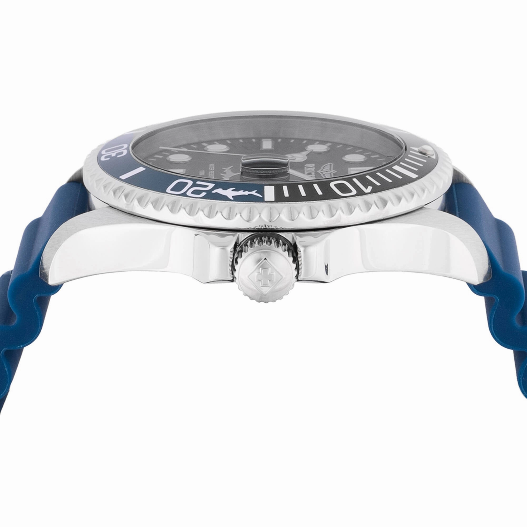 Invicta Men's Watch - Pro Diver Quartz Black Dial Blue Silicone Strap | 47165
