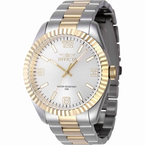 Invicta Men's Watch - Specialty Quartz Silver Tone Dial Two Tone Bracelet | 47454