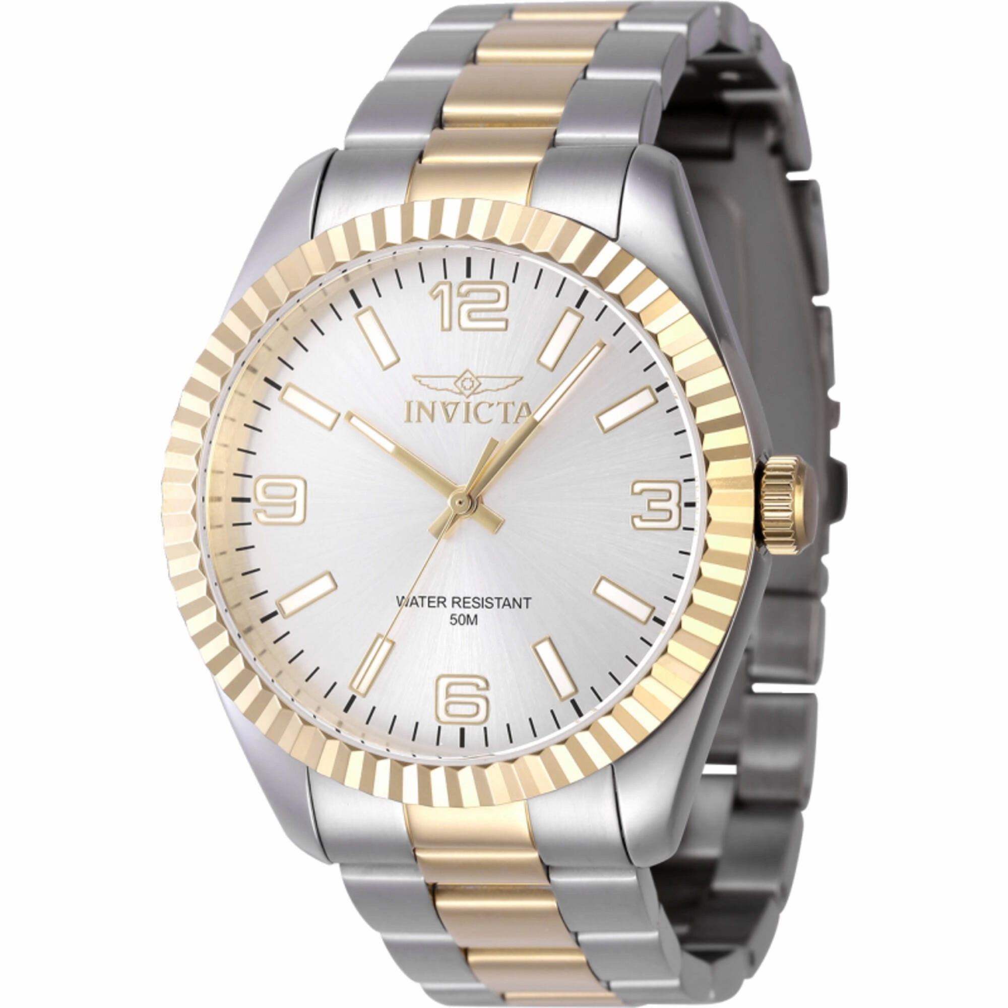 Invicta Men's Watch - Specialty Quartz Silver Tone Dial Two Tone Bracelet | 47454