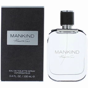 Kenneth Cole Men's EDT Spray - Mankind Cedar, Vetiver, Cinnamon Heart Notes, 3.4 oz