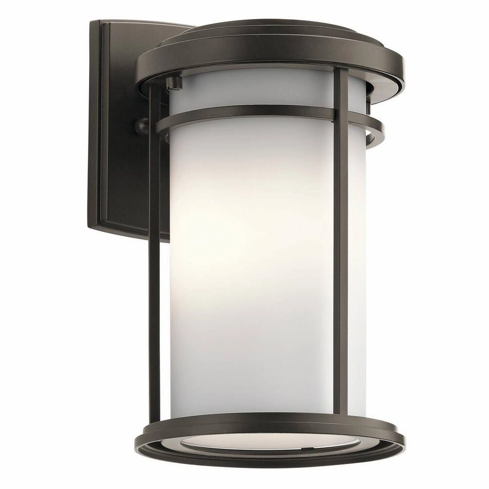Kichler 49686OZ Toman 10.25" Olde Bronze Medium Base (E-26) Outdoor Wall Light